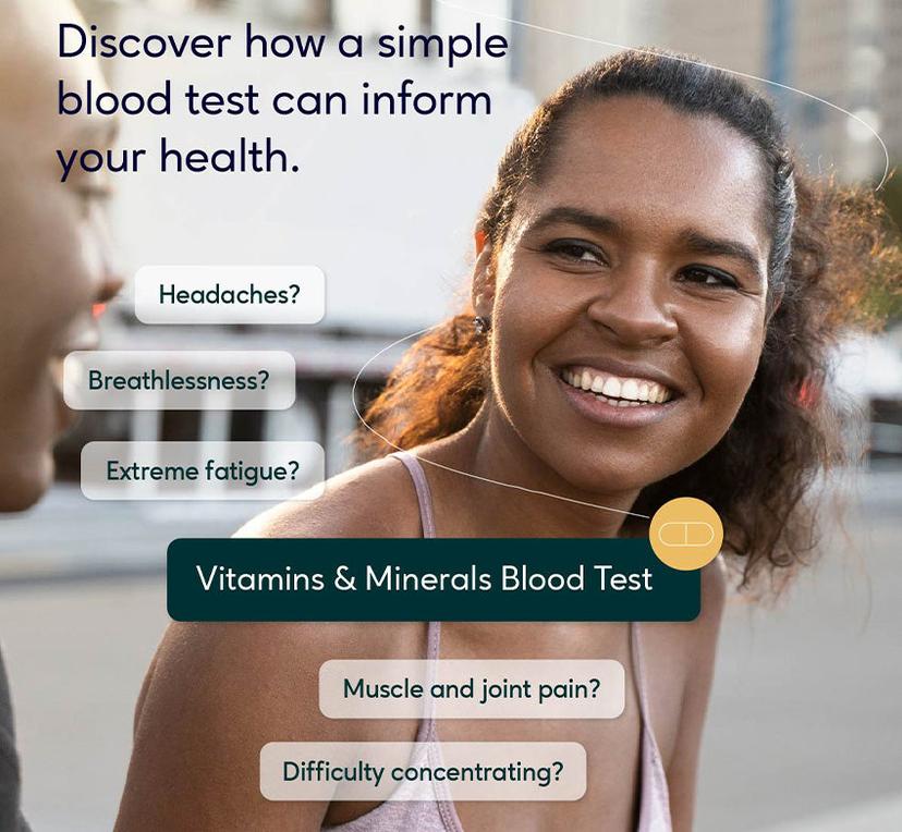 Vitamins & Minerals Profile Blood Test